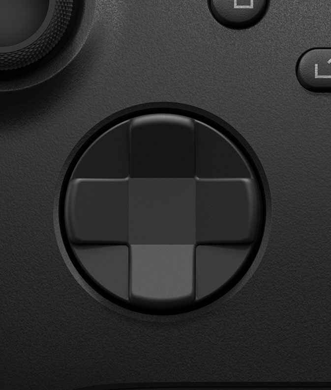 经过更新的 Xbox 无线控制器方向键